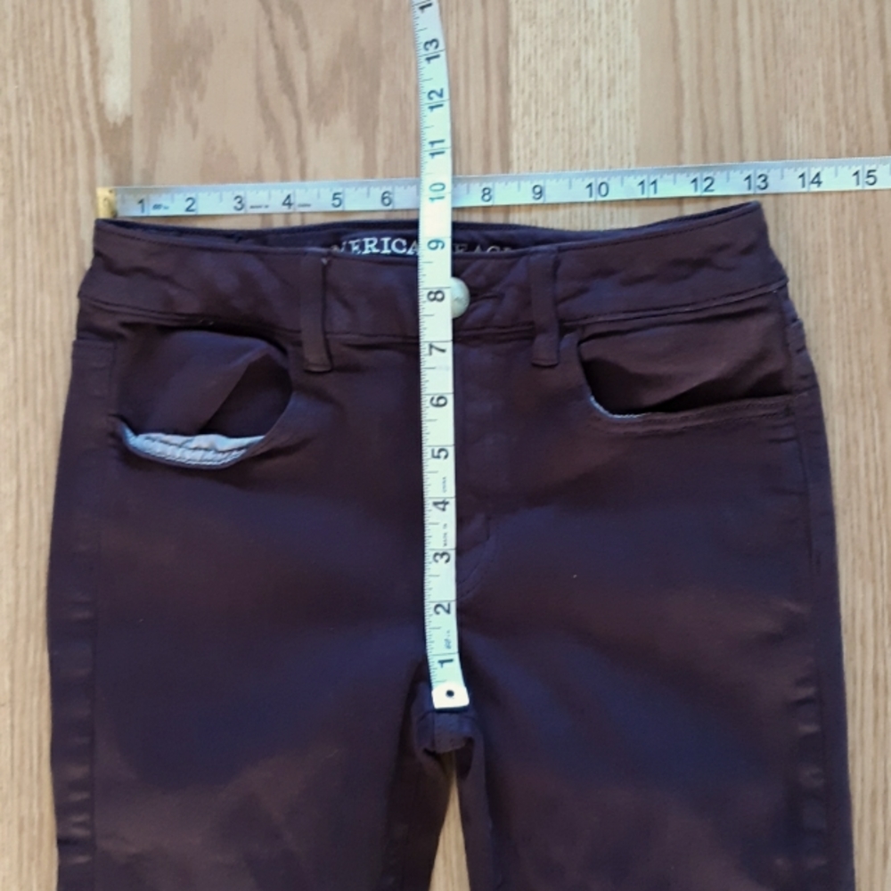 American eagle hi rise jegging crop stretch jeans 4 - Picture 7 of 7